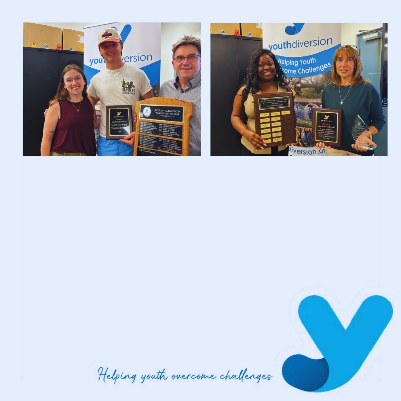 Youth Diversion hosted its 51st Annual Meeting this past Thursday honouring Zachary Bathurst as the 2026 Volunteer of the Year. Zachary is one of our Mentors who has gone above and beyond in supporting this Mentee. We also honoured and congratulated Anne Marie McDonald who retired from our Board of Directors after serving 6 years with the last year as our Vice President. Anne Marie was also chosen by the Board of Directors as this year's recipient of the Nick Bala Distinguished Service Award, presented to an outstanding Youth Diversion Volunteer who has made a difference in our community. Anne Marie has directed her passions towards the Ace's Resilience Coalition and is the backbone of the work taking place with the Unnamed Youth Project. Congratulations to both Zachary and Anne Marie. #mentoring #communitysupport #volunteering #ygk
