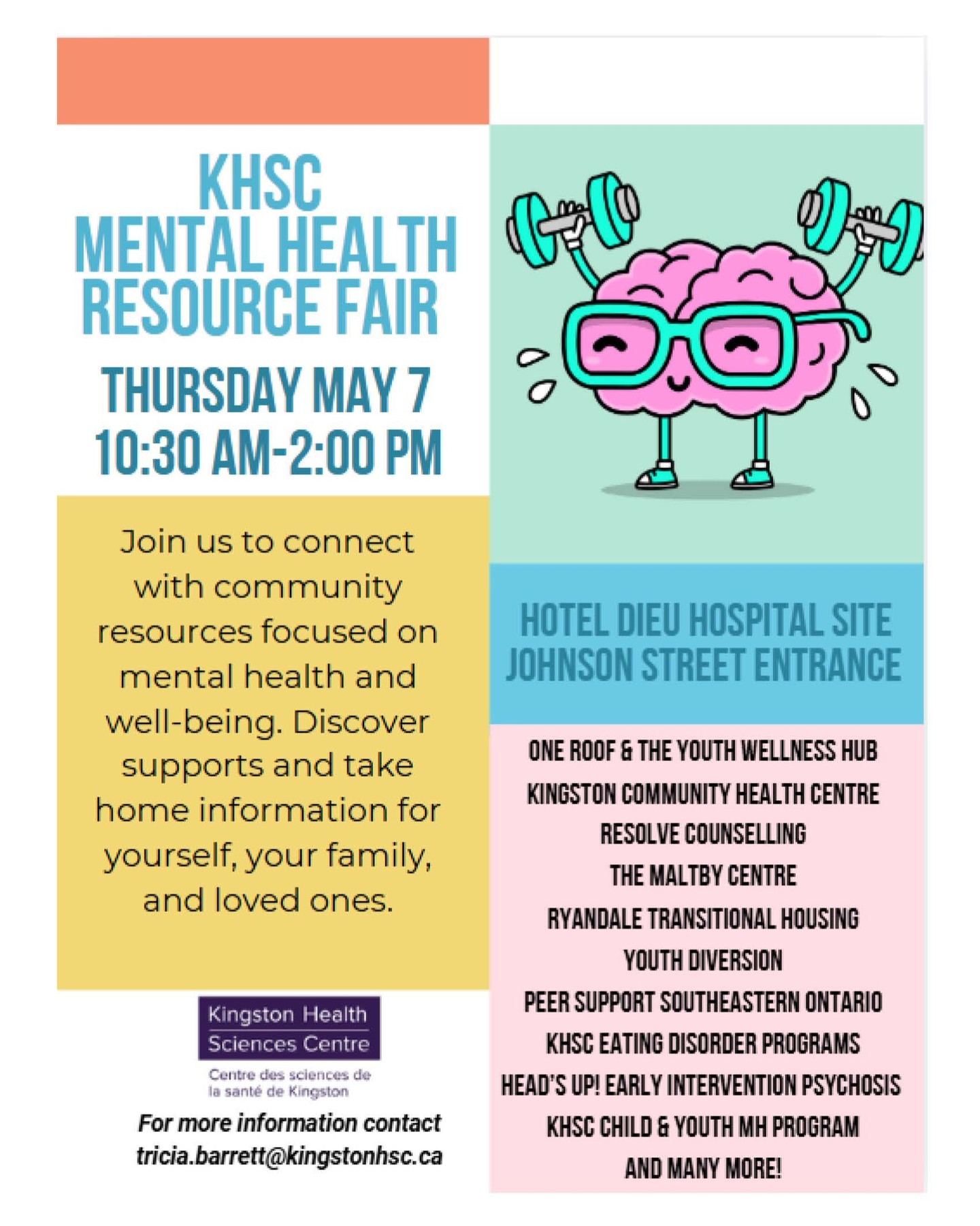 Drop in on May 7 2026 and take advantage of this great opportunity to learn about available mental health supports, connect directly with service providers, and build stronger community connections. #mentalhealthmatters #ygk