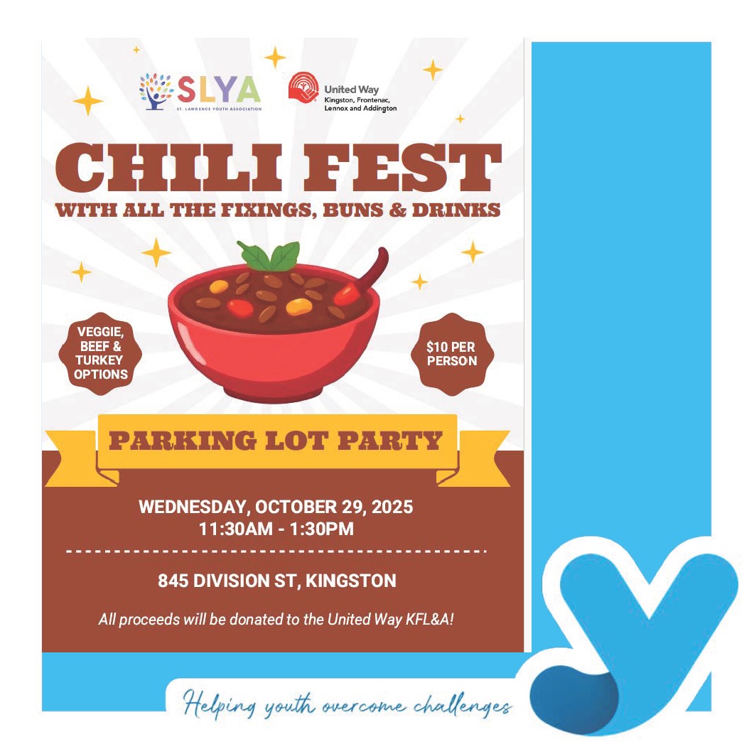 What time is it? It's Chilio'clock! Our friends at @stlawrenceyouthassociation are hosting their annual Chili Fest in support of the @unitedwaykfla Stop by tomorrow at 11:30am and fuel up for a great cause. #chili #locallove #ygk