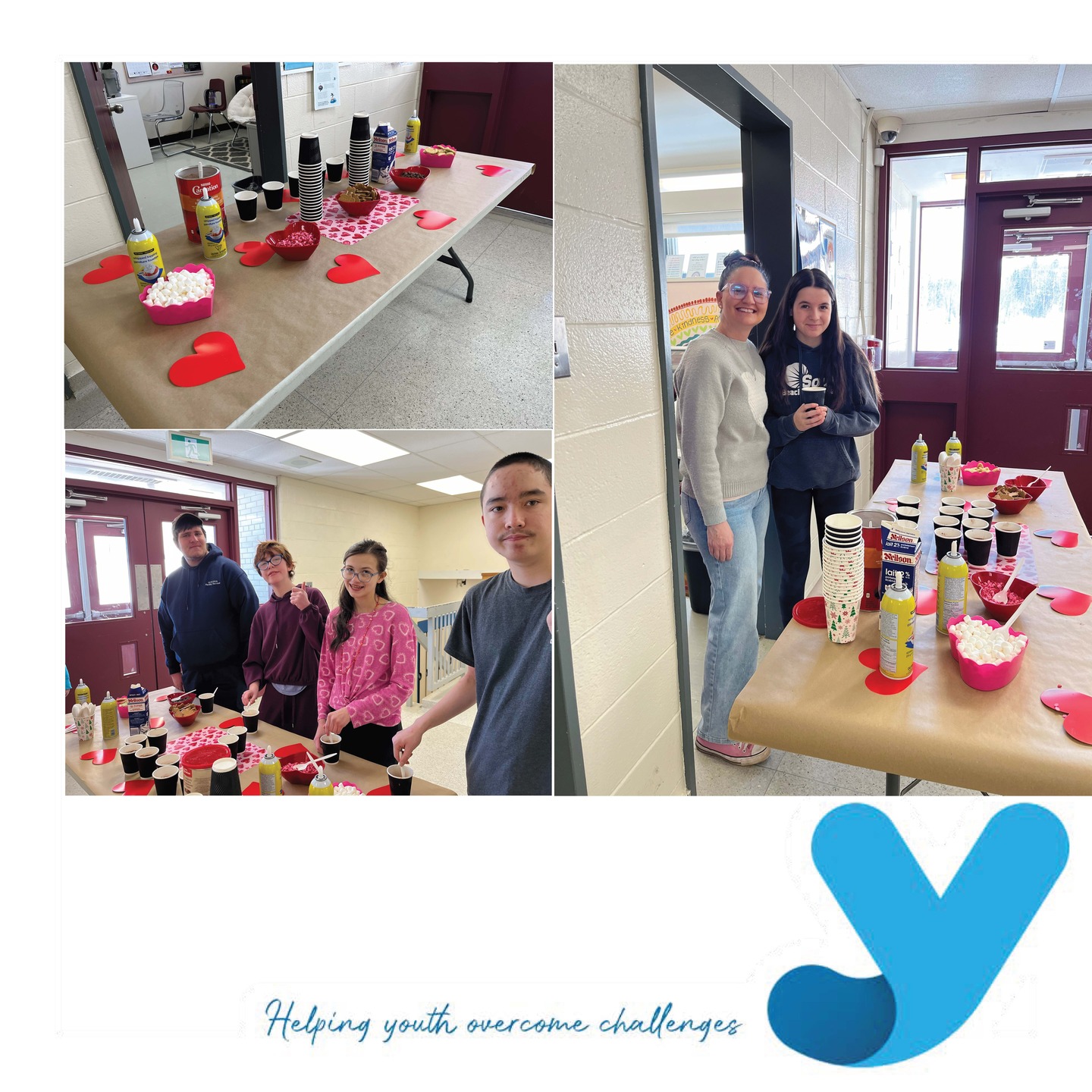 Missy was serving up the love at @nhhs.huskies this past Valentine's day. Missy has become a fixture within the school thanks to our funding through the @unitedwayhpe Let's see what Missy has up her sleave for future events.
#communitysupport #schoolspirit #valentinesday